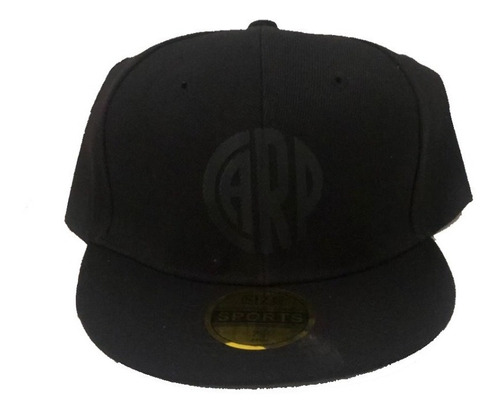 Gorra Plana Carp Negra River Plate