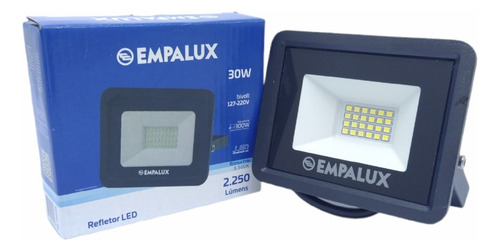 Projetor Led 30w 6500k Bivolt Ip66 2250 Lúmens