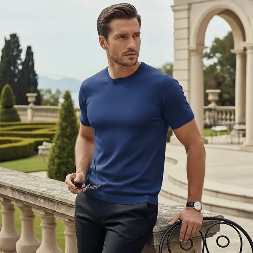 Camiseta Básica Masculina 100% Algodão Lisa
