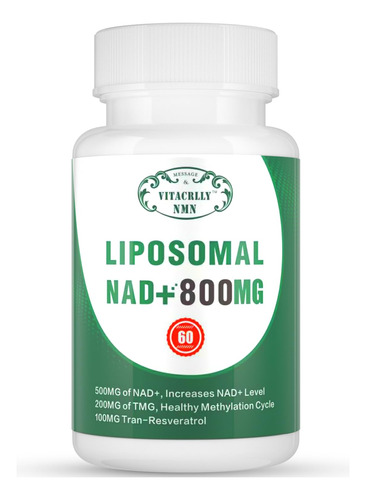 Vitacrllynmn Suplemento Nad+ Liposomal Nad+ Plus 800 Mg De N