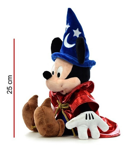 Imagen 6 de 7 de Peluche Mickey Mago 40 Cm - Orig. Phi Phi Toys