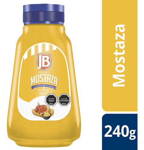 Jb Mostaza Regular Botella 240gr