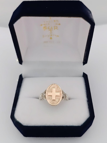Anillo Profesión Oficio Enfermera Plata Y Oro