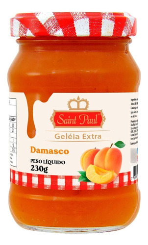 Geleia De Damasco Premium Saint Paul 230g