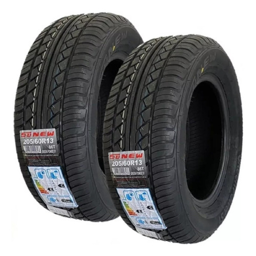 Paquete De 2 Llantas 205/60 R13 Sunew Green Power S1 86t