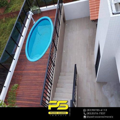 Imagem 11 de 13 de Cobertura Com 3 Dormitórios À Venda, 142 M² Por R$ 555.000 - Jardim Cidade Universitária - João Pessoa/pb - Co0090
