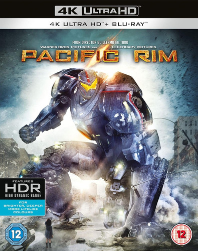Pacific Rim Titanes Del Pacifico Pelicula 4k Uhd + Blu-ray