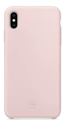 Capa iPhone XS / X, Iplace, Silicone, Rosa