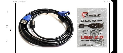 Cable Extension Usb 3 Mts 2.0 American Net Nuevos/sellados