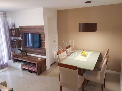 Apartamento Com 2 Dormitórios À Venda, 71 M² Por R$ 648.000,00 - Santa Rosa - Niterói/rj - Ap3845