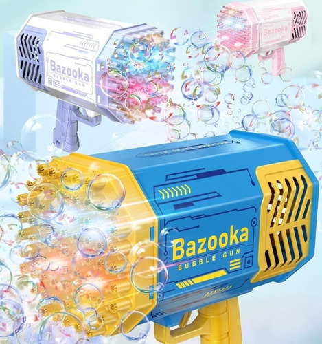 Pistola De Burbujas De Cohete De 69 Agujeros Para Hacer Burb