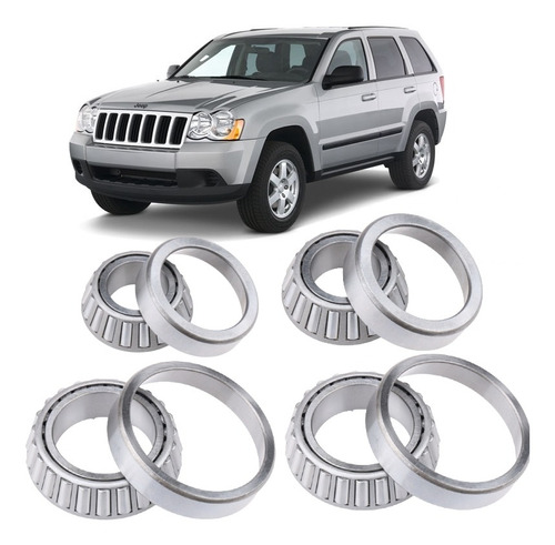 Rolamentos Diferencial Traseiro Grand Cherokee 2005 Até 2010