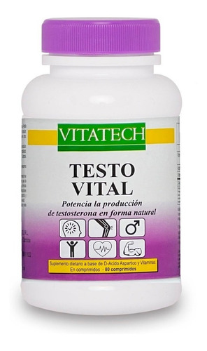 Testo Vital Precursor De Testosterona Energía Masa Muscular