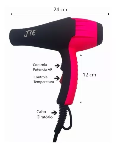 Compra online de Secador de cabelo 220-240v graffiti estilo chinês forte  potência secador de cabelo para cabeleireiro barbeiro ferramentas secador  de cabelo baixo