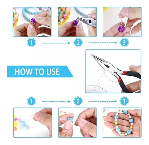 Kit De Pulseras Con Cuentas, Abalorios, Joyería Infantil Par