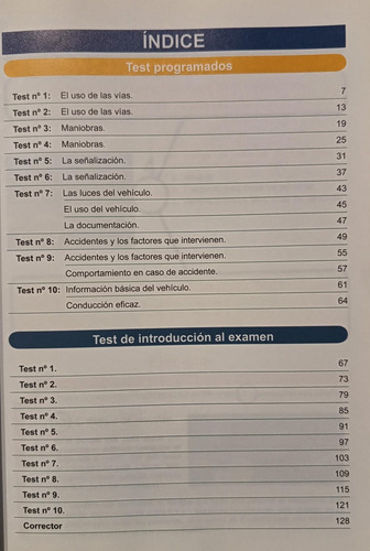 Autoescuela Test Teoría Común Educación Vial España Aeol (Usado)