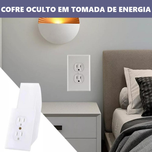 Cofre Secreto De Embutir Camuflado Oculto Porta Joias Dólar
