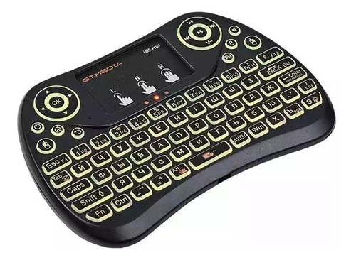 Imagen 4 de 9 de Mini Teclado Inalámbrico Con Mouse Táctil I8s Plus.