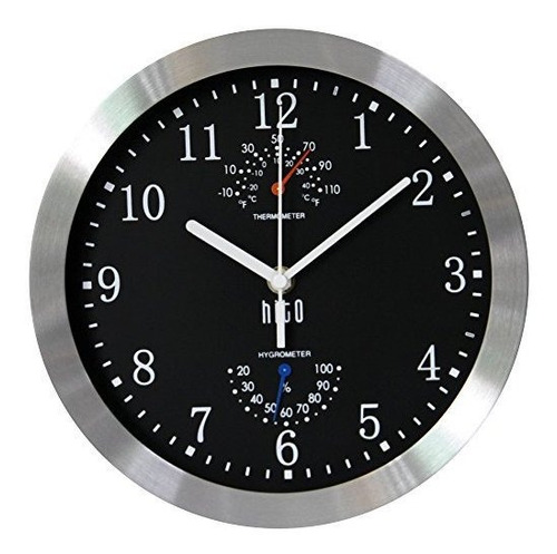 Reloj De Pared Moderno Silencioso  10 Pulgadas Excelente Mov