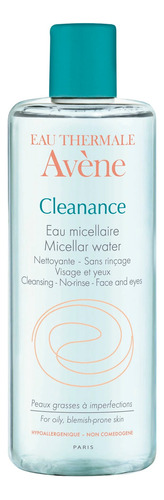 Desmaquillante agua micelar Avène Cleanance para piel grasa con tendencia acneica por unidad - volumen de la unidad de 400mL