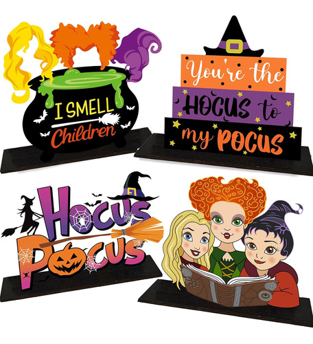 Dreasmt Hocus Pocus, Centro De Mesa, Decoración De 24 Piezas