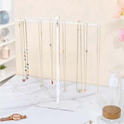 Ba Organizador De Collares De Acrílico, Soporte