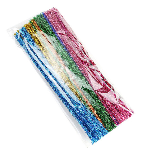 Juego De Limpiapipas De Color Chenille Stem Flash, 100 Unida