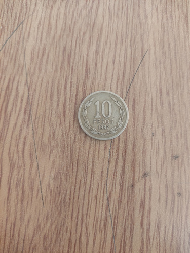 Moneda 10 Pesos Año 1982