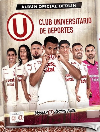 Universitario Deportes 2023 Set Completo Pegar + Tapa Blanda