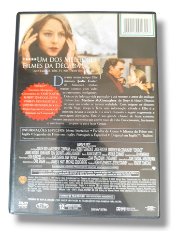 Filme Contato (jodie Foster, Matthew Mcconaughey) Original