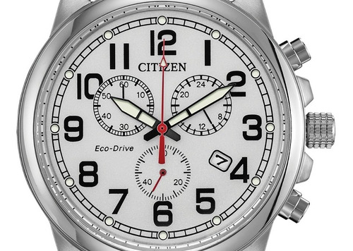 Imagen 4 de 6 de Citizen Military White Dial Stainless At0200-13a .. Dcmstore