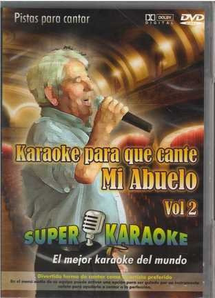 Dvd - Super Karaoke Vol. 2 / Para Que Cante Mi Abuelo