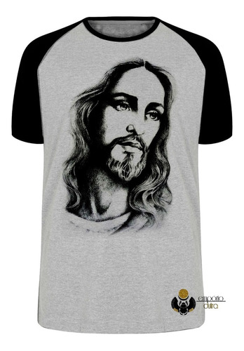 Camiseta Luxo Jesus Cristo Deus Verdadeiro Salvador Cristão