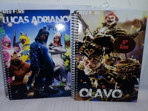 Caderno Personalizado - Free Fire