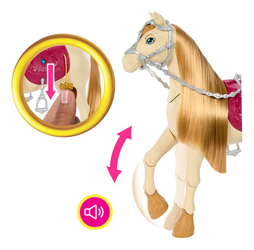 Barbie Set De Juego Caballo Con Accesorios