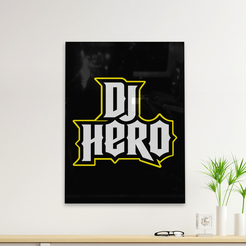 Cuadro Deco Dj Hero (d0423 Boleto.store)