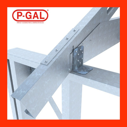 Conector Angulo A2 Perfil Steel Frame Caja X 10