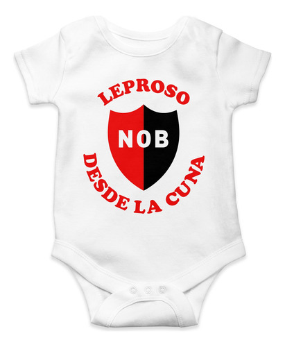 Body Para Bebé Newells Old Boys Leproso Desde Cuna Algodón