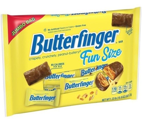 Chocolates Butterfinger fun size de 561.3g