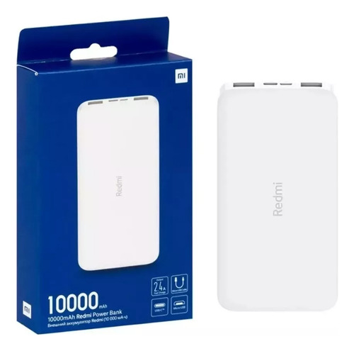 Cargador Portatil Original Xiaomi Redmi Powerbank 10000mah