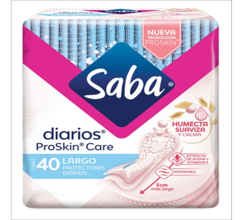 Saba Protectores Diarios 40 Pzas