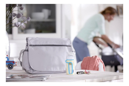 Capa De Proteção Térmica Para Mamadeira De Vidro 120ml Avent Cor Creme