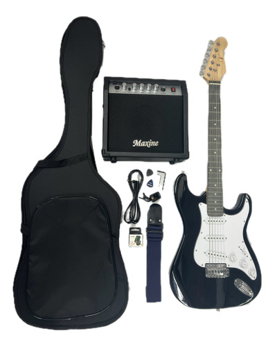 Kit Guitarra Electrica Vizuela Stratocaster + Amp 10w