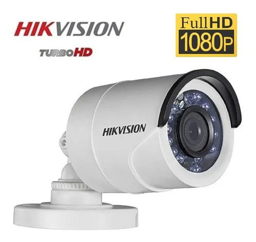 Camara Hikvision Cctv 1080p 2mp Bullet Infrarroja Color Ex