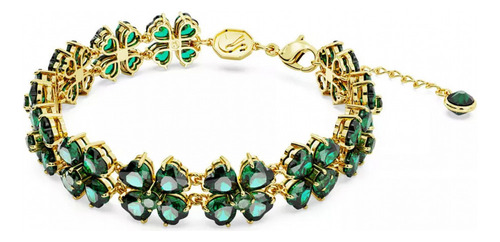 Pulsera Swarovski Idyllia, Tamaños Mixtos, Baño Verde, Tono