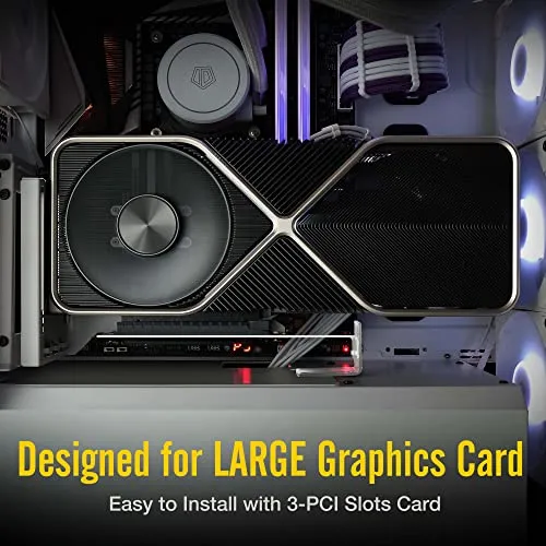 Tarjeta Gráfica Hezdiy-fab Vertical Pcie 4.0 Gpu Mount Suppo