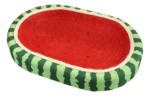 Cama Rascadora Para Gatos, Ovalada, Cuenco Rascador Sandía