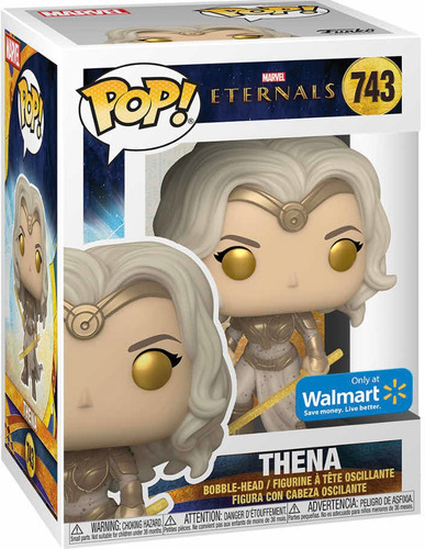 Funko Pop! Eternals Thena (fighting Pose With Swords) Exclus (Usado)