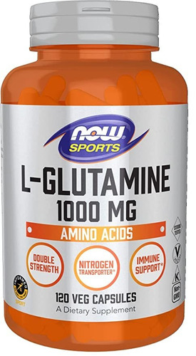 Now Sports Nutrition, L-glutamina, Doble Fuerza 1000 Mg, Am