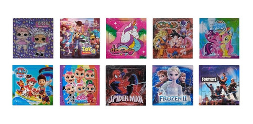 Imagen 1 de 6 de 30 Rompecabezas Infantiles X 9 Piezas Puzzle - Diverti Toys